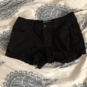 SOLD // Free People Black Shorts